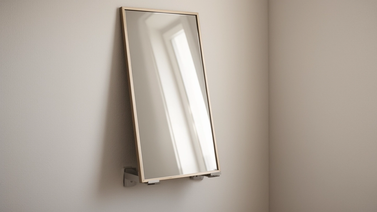 Jak powiesić lustro odchylone od ściany