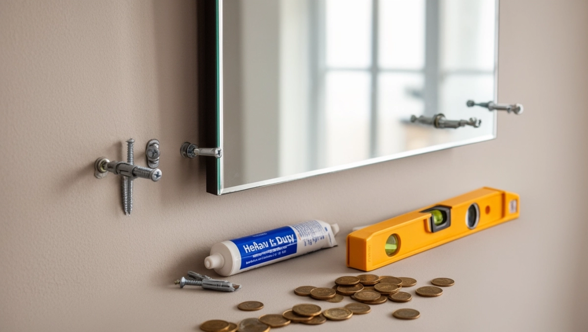 Montaż lustra na ścianie cena