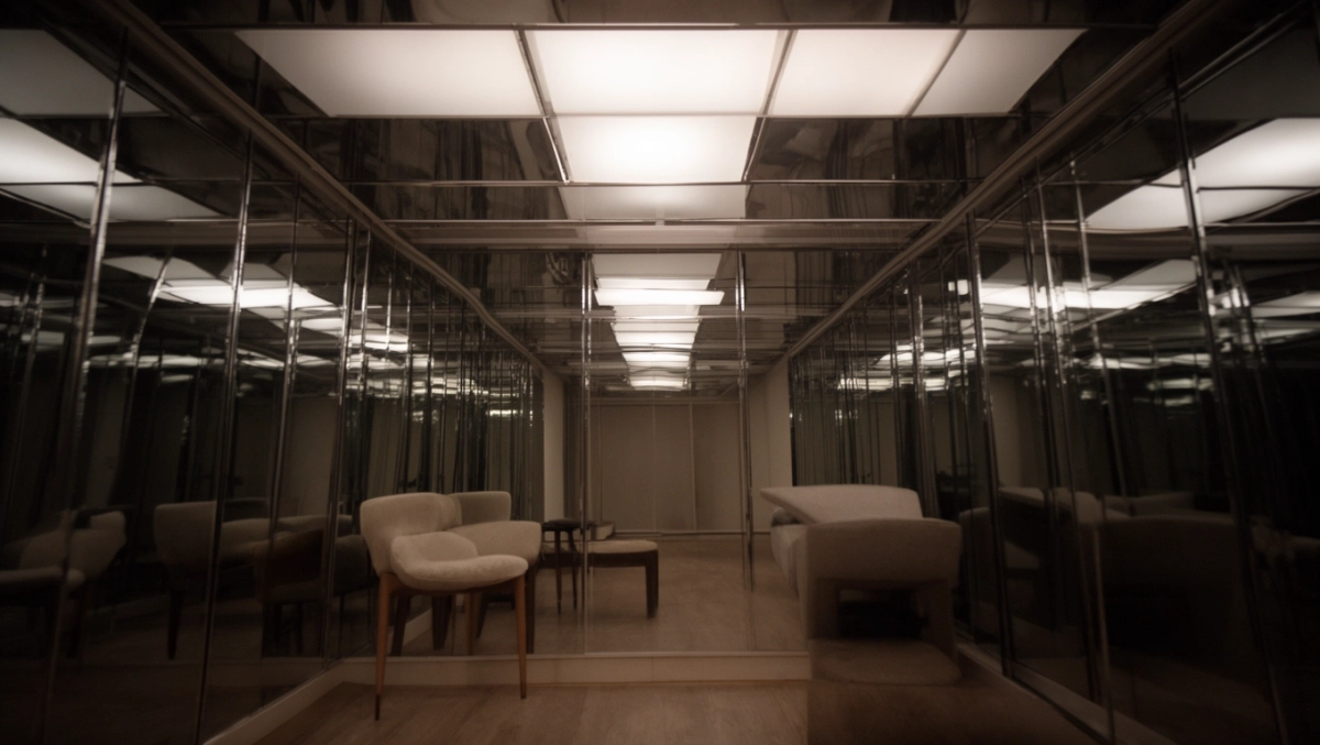 panele lustrzane na sufit