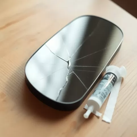 Jak naprawić uszkodzone lustro