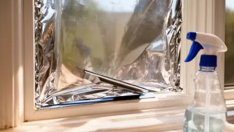 Jak przykleić folię lustrzaną na szybę