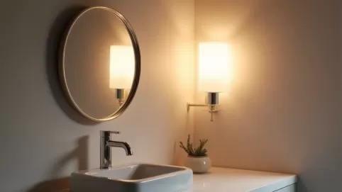 jaki kinkiet do okrągłego lustra