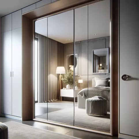 jakie lustro na drzwi szafy